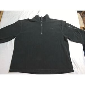 Polar Edge Arctic Fleece Pullover 1/4 Zip Jacket Sweater Men’s XL Black‎